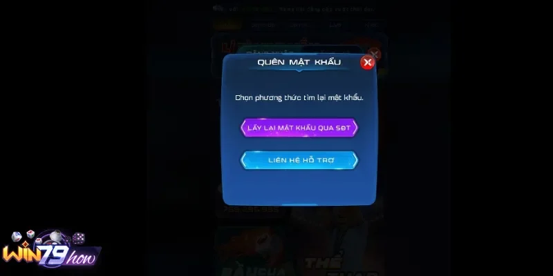 Đăng Nhập Win79 | Hướng Dẫn Truy Cập Tài Khoản Chỉ Tốn 5s 3 Chỉ dẫn khôi phục mật khẩu