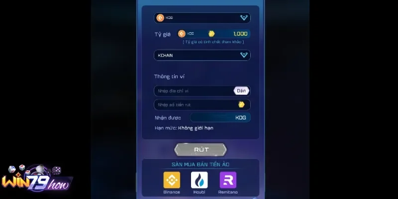 Hướng Dẫn Cách Rút Tiền Win79 Trong 1 Phút Không Lỗi 2 Chuyển vốn về tài khoản tiền ảo