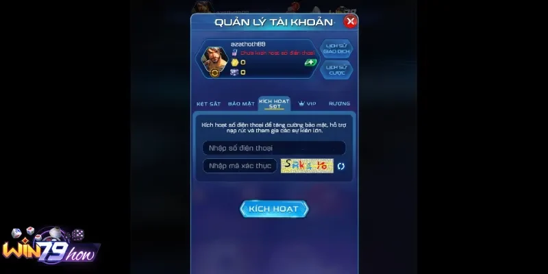 Đăng Ký Win79 | Hướng Dẫn 4 Bước Mở Tài Khoản Chuẩn Chỉnh 2 Tiến hành xác thực tài khoản