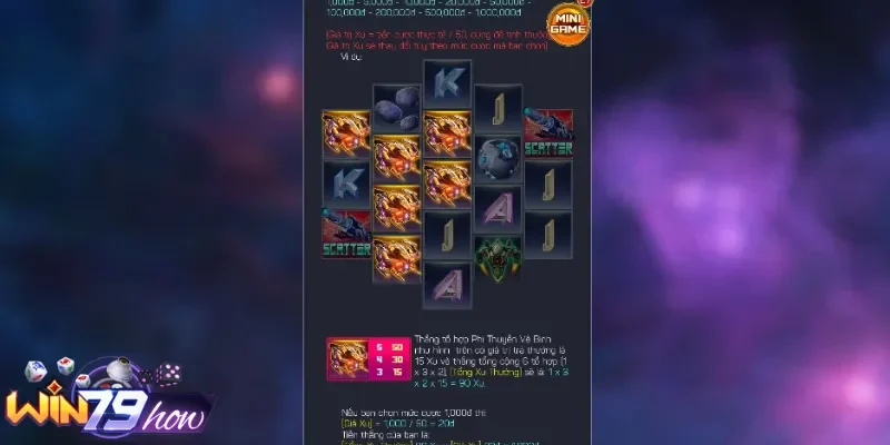 Ngân Hà Đại Chiến Win79 - Chăm Cày Hũ, Lụm Bạc Trăm Tỷ 3 Freespin mang đến hệ số thưởng hấp dẫn