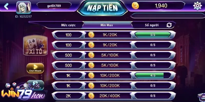 Bật mí bí kíp chiến xì tố Win79 hiệu quả nên áp dụng ngay 3 Mách bạn bí kíp chiến xì tố