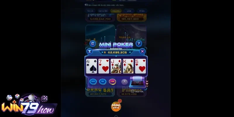 Luật Săn Hũ Mini Poker Win79 Và Mẹo Cược Thủ Nên Bỏ Túi 10 Mini Poker Win79