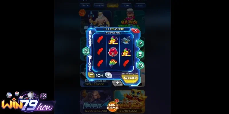 Angry Birds Win79 – Nổ Hũ Làm Giàu Cấp Tốc Cho Newbies 1 Slot game Angry Birds từ Win79