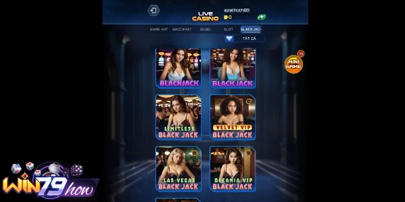 Cách truy cập cược Blackjack rất nhanh